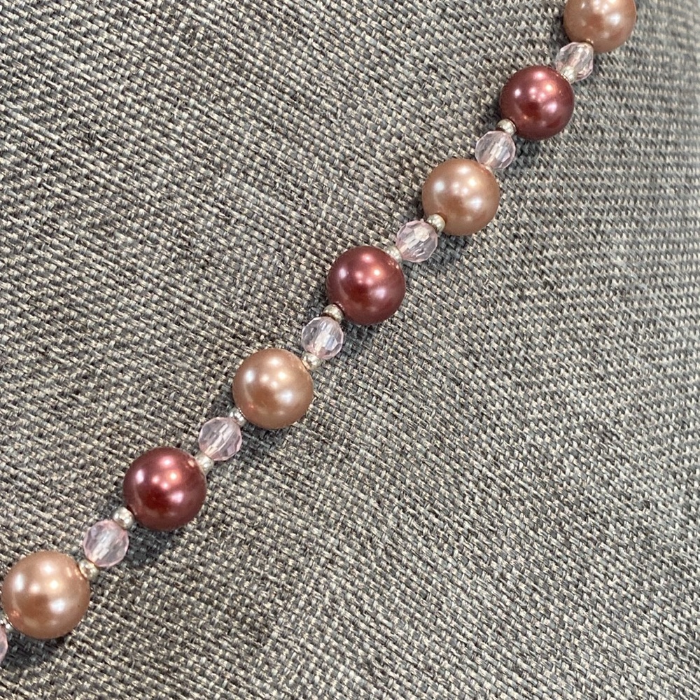 Vtg Italian RMN Pearl Necklace